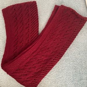 COTTON ON maroon knit infinity scarf